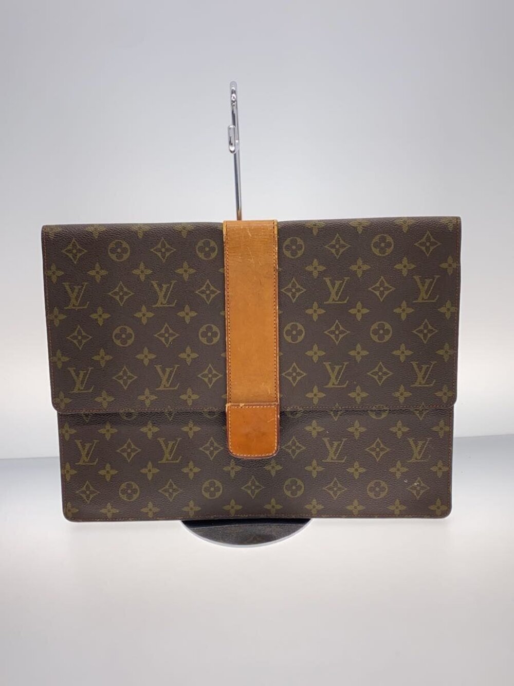 LOUIS VUITTON Shoulder bag Brown All over Poche Diplomat